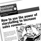 How to use the power of storytelling to increase sales revenue...